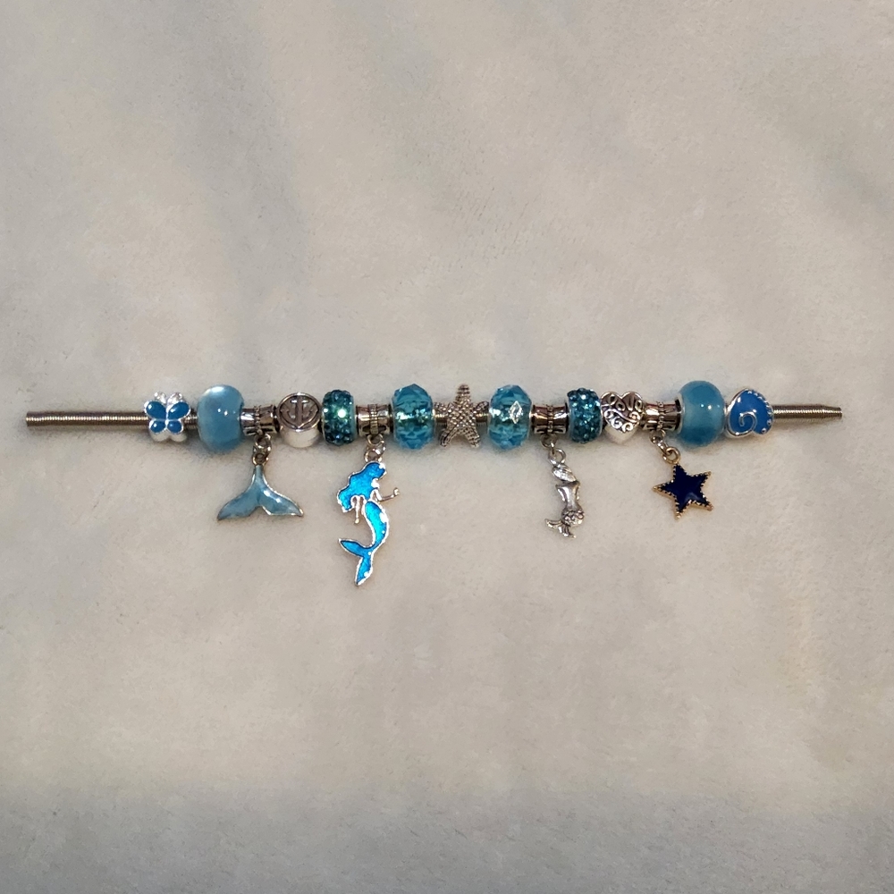 Cute blue ocean mermaid bracelet
